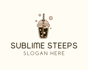 Brown Boba Milk Tea logo