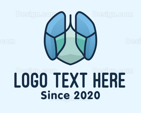 Blue Rocky Lungs Logo