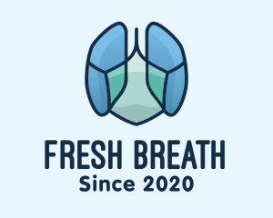 Blue Rocky Lungs logo