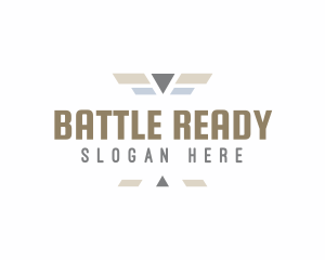 Pastel Military Wordmark logo design