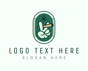 Marijuana Smoking Weed logo