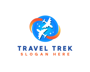 Airplane Travel Trip logo
