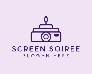 Film Projector Cake  logo design