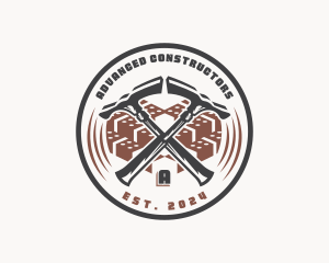 Masonry Hammer Demolition logo design