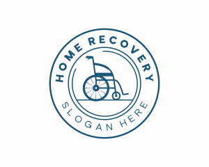 Disability Wheelchair Hospital logo design