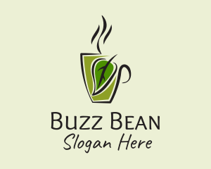 Organic Hot Coffee logo design