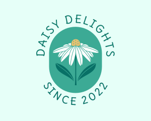 Daisy Flower Badge  logo