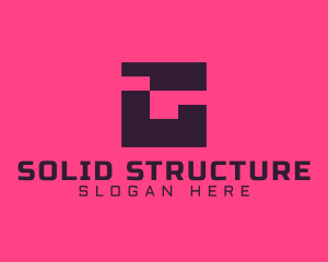 Building Structure Letter C logo design