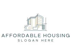 Housing Construction Property logo design