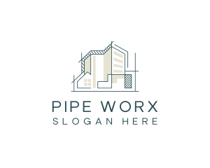 Housing Construction Property logo design