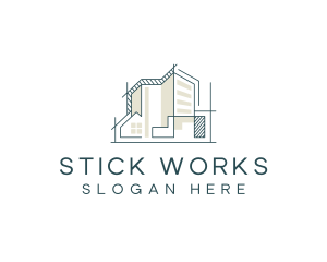 Housing Construction Property logo design