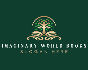 Elegant Book Tree logo design