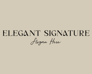 Elegant Boutique Business logo design