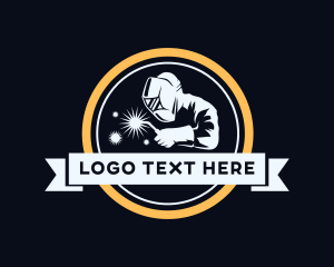 Industrial Steel Welder Logo