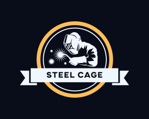 Industrial Steel Welder logo design