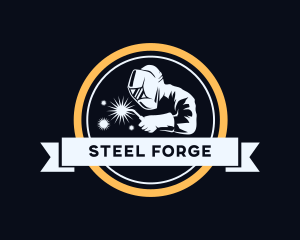 Industrial Steel Welder logo design