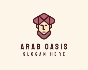 Arab Head Avatar  logo design