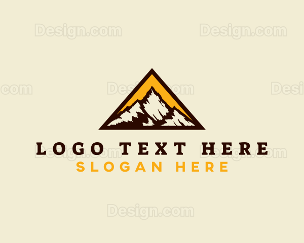 Mountain Peak Triangle Logo