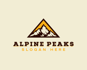 Mountain Peak Triangle logo design