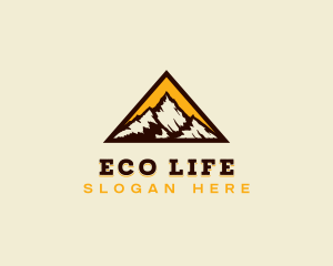 Mountain Peak Triangle logo design