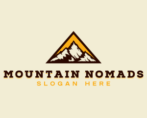 Mountain Peak Triangle logo design