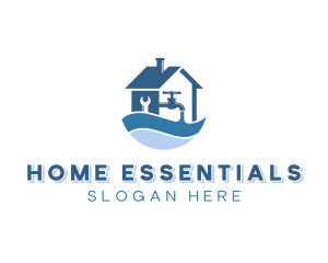 Home Faucet Repair logo design