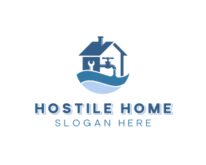 Home Faucet Repair logo design