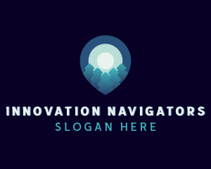 Travel Gps Navigation logo design