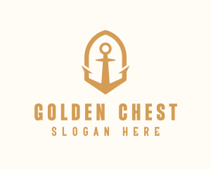 Golden Anchor Seaman logo design