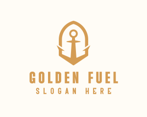 Golden Anchor Seaman logo design