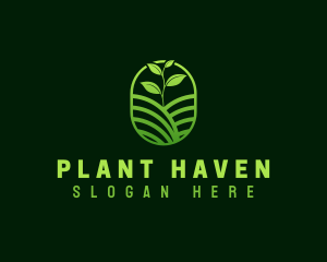 Plant Field Farm logo design