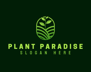 Plant Field Farm logo design