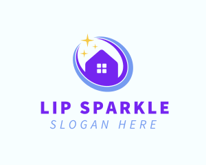 Housekeeping House Sparkles logo design