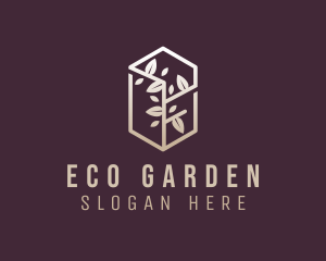 Eco Tree Leaves Garden logo design