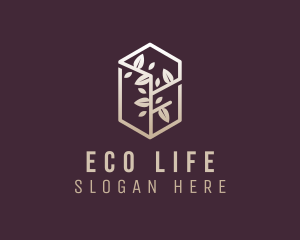 Eco Tree Leaves Garden logo design