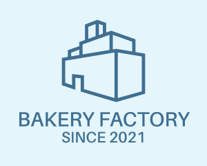 Blue Warehouse Factory logo design