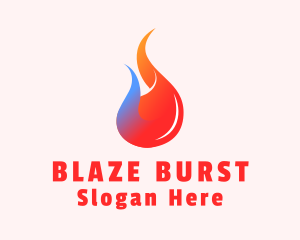 Sustainable Energy Flame  logo design