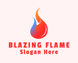 Sustainable Energy Flame  logo design