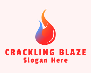 Sustainable Energy Flame  logo design