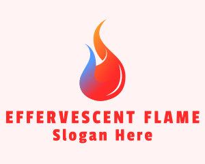 Sustainable Energy Flame  logo design