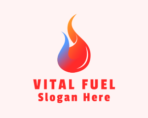 Sustainable Energy Flame  logo design