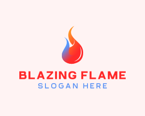 Sustainable Energy Flame  logo design