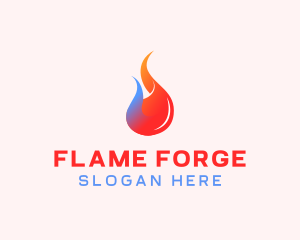 Sustainable Energy Flame  logo design