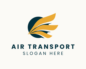 Wings Logistics Delivery logo design