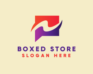 Colorful Message Box logo design