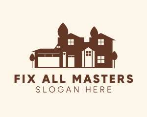 Residential Mansion Property logo design