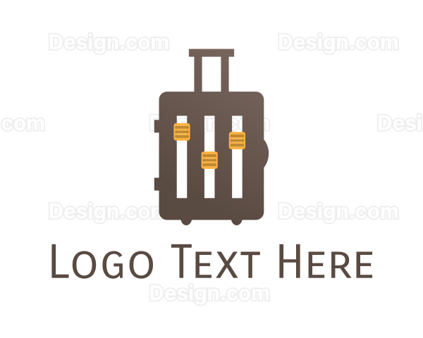 Music Tour Bag Luggage Logo