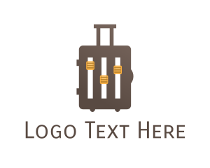 Music Tour Bag Luggage Logo