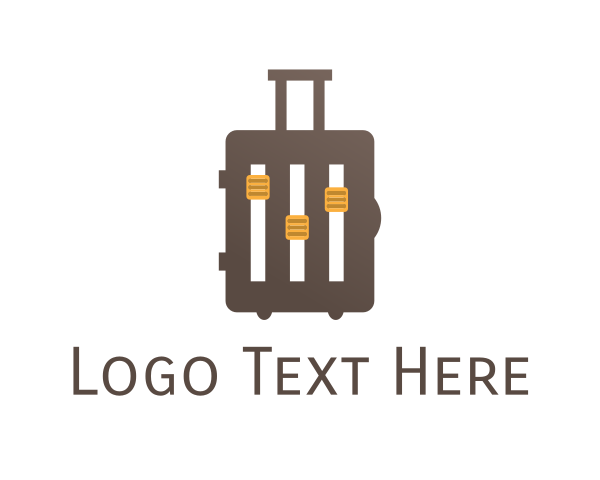 Suitcase logo example 3