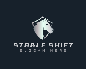 Wild Horse Shield logo design